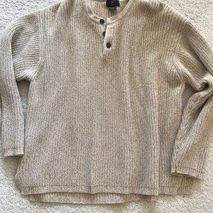 Chunky Henley Sweater